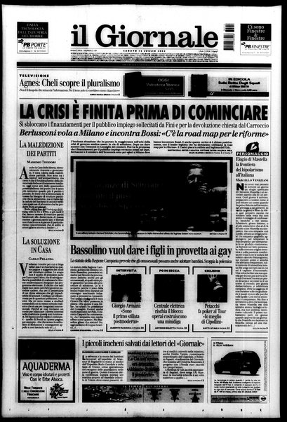 Il giornale : quotidiano del mattino